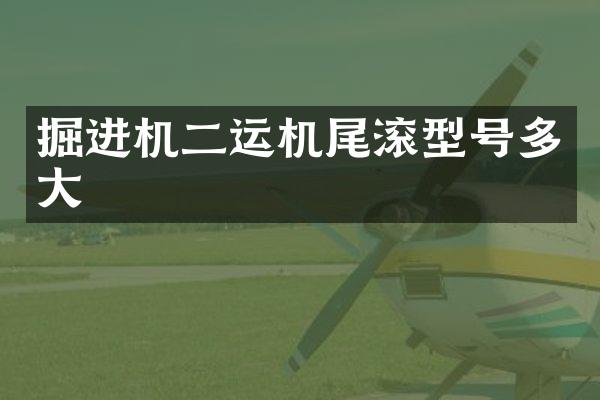 掘進(jìn)機二運機尾滾型號多大