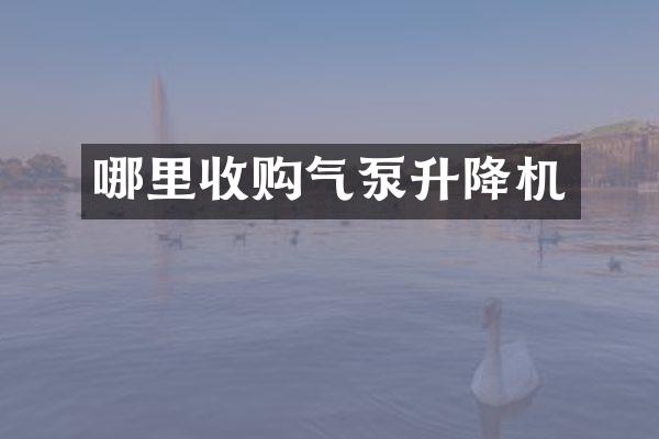 哪里收購氣泵升降機(jī)