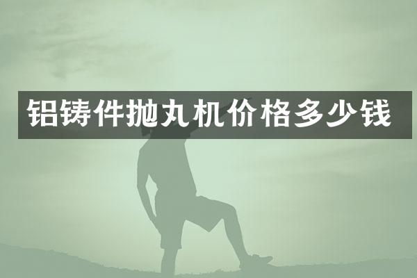 鋁鑄件拋丸機(jī)價(jià)格多少錢