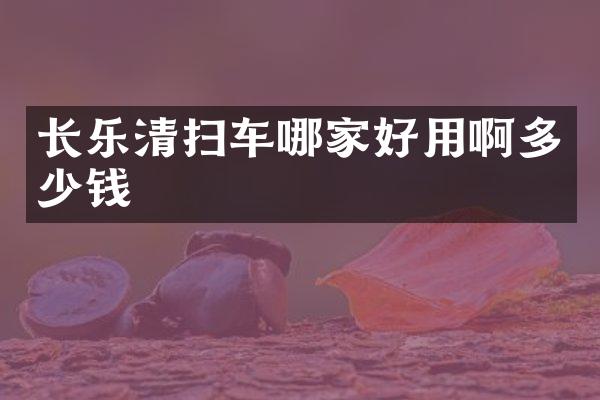 長(zhǎng)樂清掃車哪家好用啊多少錢