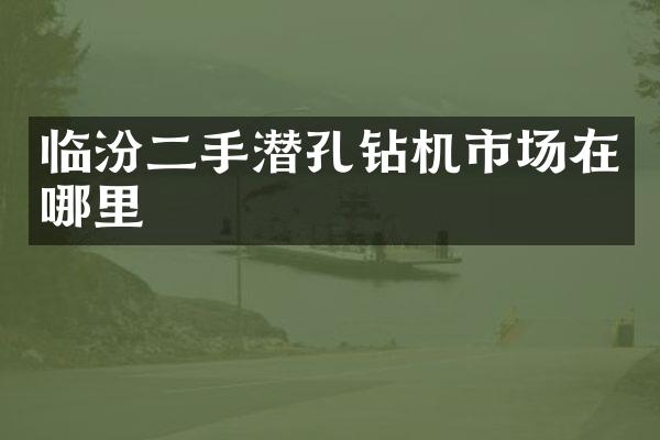 臨汾二手潛孔鉆機市場在哪里