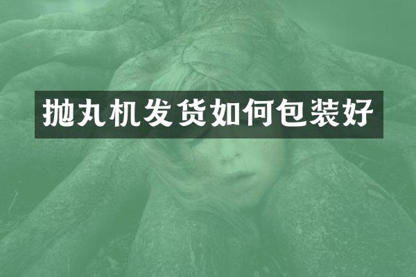 拋丸機(jī)發(fā)貨如何包裝好