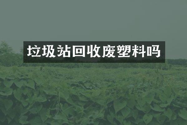 垃圾站回收廢塑料嗎