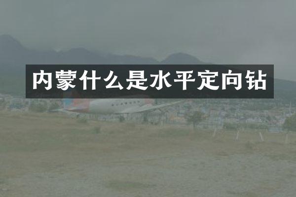 內(nèi)蒙什么是水平定向鉆