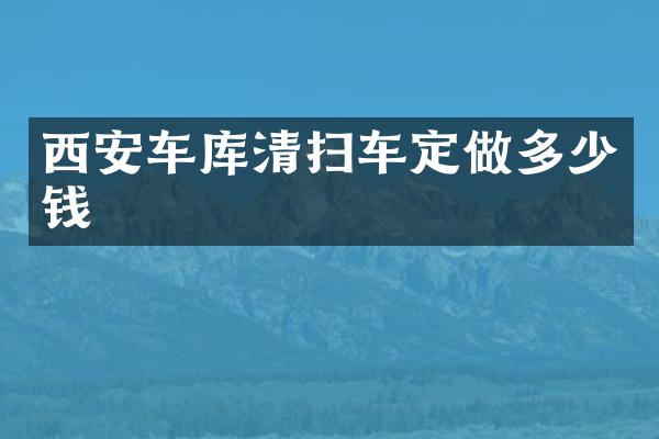 西安車庫(kù)清掃車定做多少錢