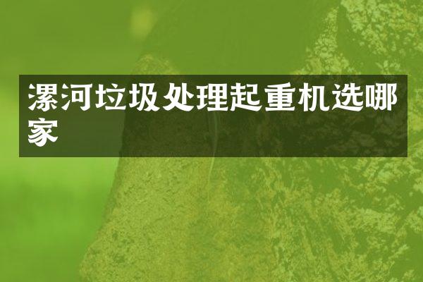 漯河垃圾處理起重機選哪家