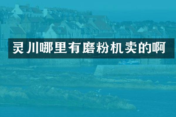 靈川哪里有磨粉機賣的啊