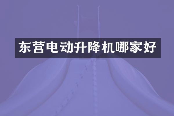 東營電動升降機(jī)哪家好