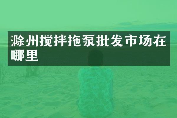 滁州攪拌拖泵批發(fā)市場在哪里