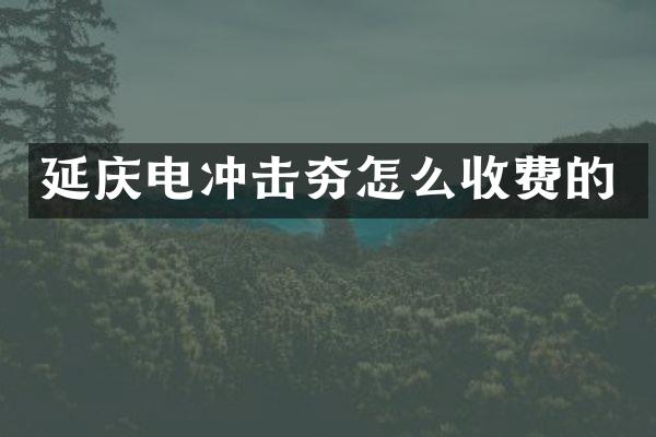 延慶電沖擊夯怎么收費的