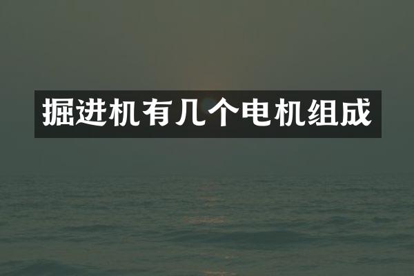 掘進(jìn)機(jī)有幾個(gè)電機(jī)組成