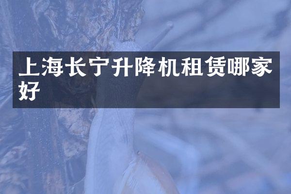 上海長(zhǎng)寧升降機(jī)租賃哪家好