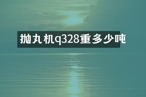 拋丸機q328重多少噸