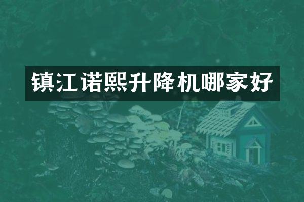 鎮(zhèn)江諾熙升降機哪家好