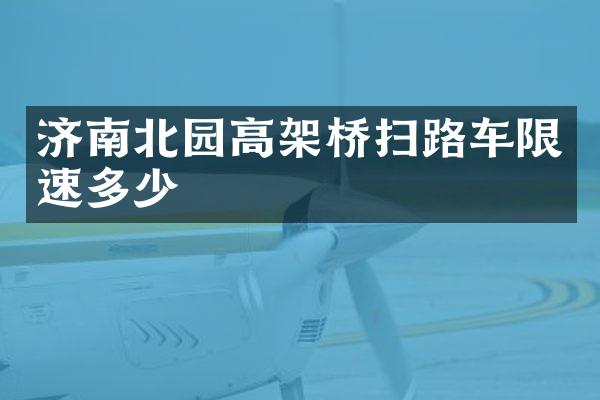 濟南北園高架橋掃路車限速多少