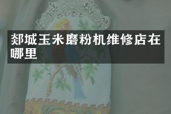 郯城玉米磨粉機維修店在哪里