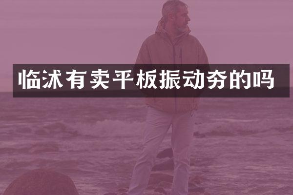 臨沭有賣平板振動夯的嗎