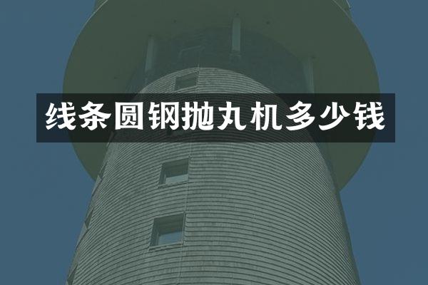 線條圓鋼拋丸機多少錢