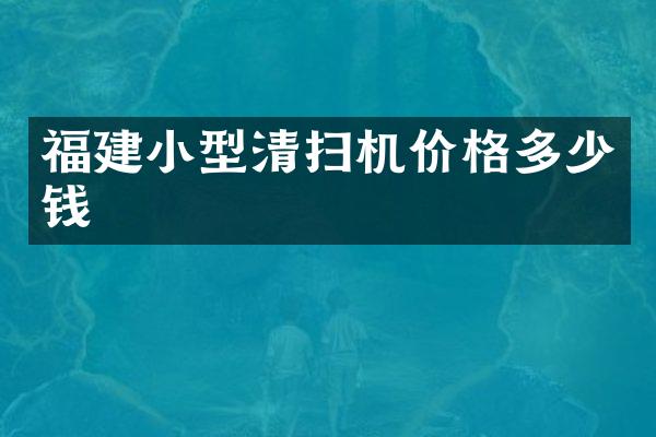 福建小型清掃機(jī)價(jià)格多少錢