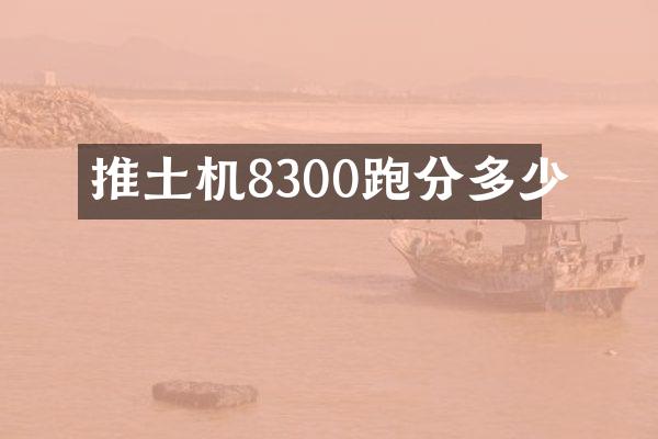 推土機8300跑分多少