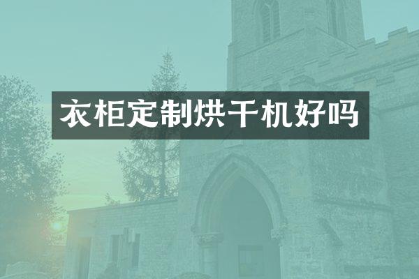 衣柜定制烘干機好嗎