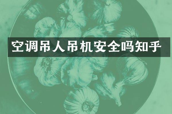 空調(diào)吊人吊機(jī)安全嗎知乎