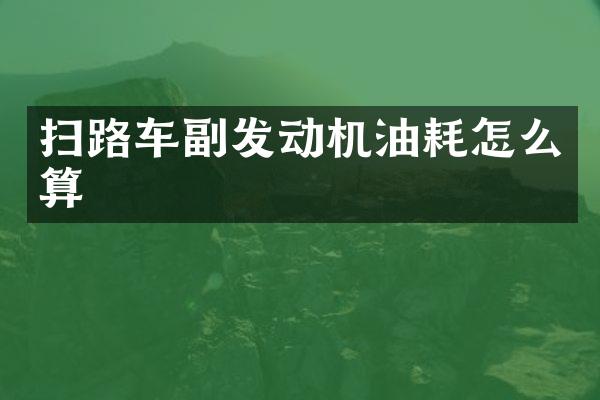 掃路車副發(fā)動(dòng)機(jī)油耗怎么算