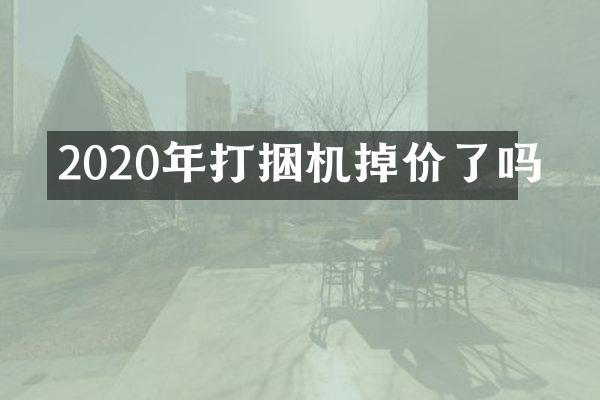 2020年打捆機(jī)掉價了嗎