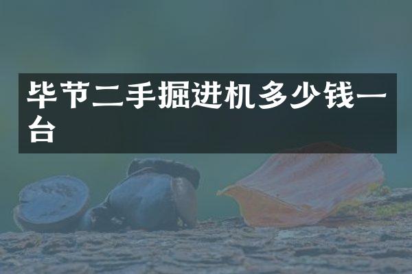 畢節(jié)二手掘進機多少錢一臺