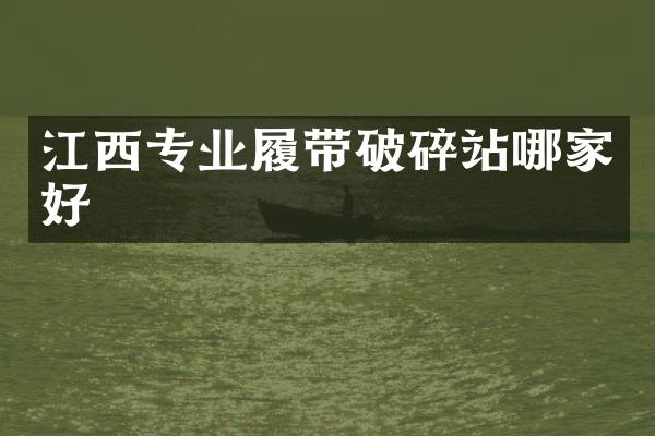 江西專業(yè)履帶破碎站哪家好