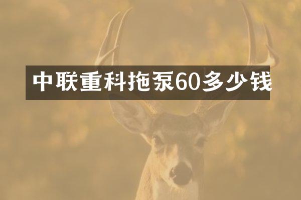 中聯(lián)重科拖泵60多少錢(qián)