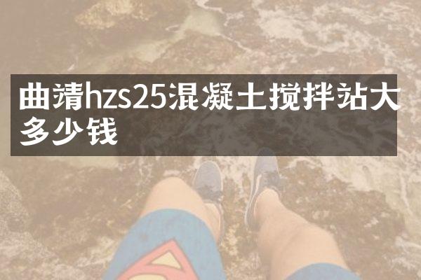 曲靖hzs25混凝土攪拌站大概多少錢