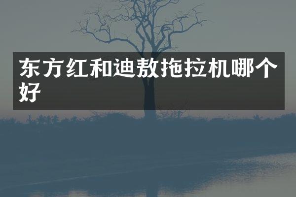 東方紅和迪敖拖拉機(jī)哪個(gè)好