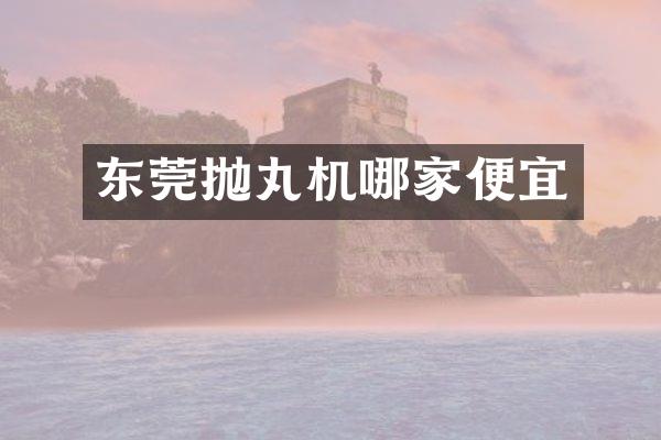 東莞拋丸機哪家便宜