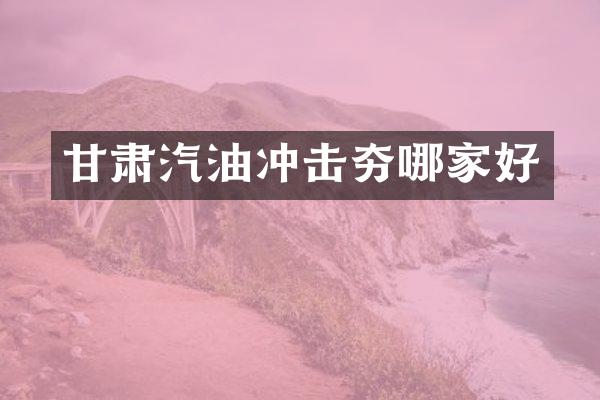 甘肅汽油沖擊夯哪家好