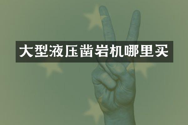 大型液壓鑿巖機哪里買