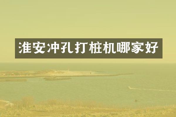 淮安沖孔打樁機哪家好