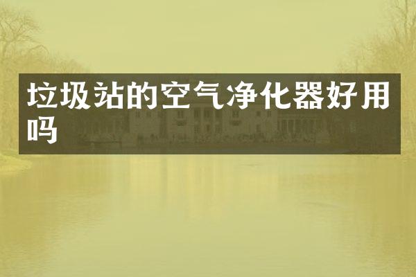 垃圾站的空氣凈化器好用嗎