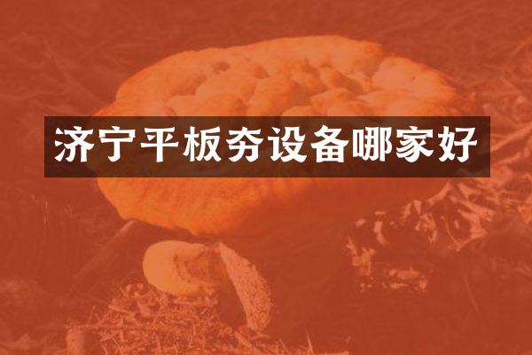 濟(jì)寧平板夯設(shè)備哪家好