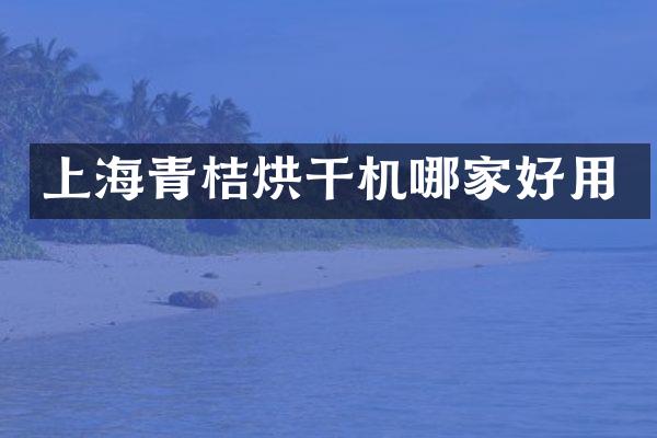 上海青桔烘干機哪家好用