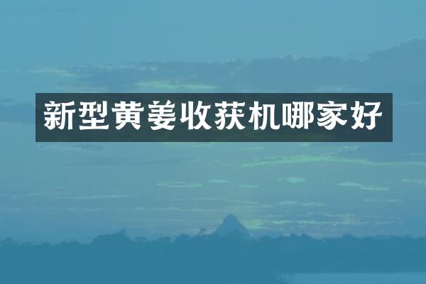 新型黃姜收獲機(jī)哪家好