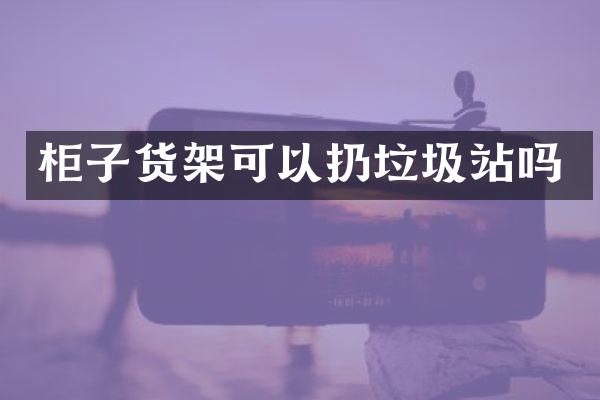 柜子貨架可以扔垃圾站嗎