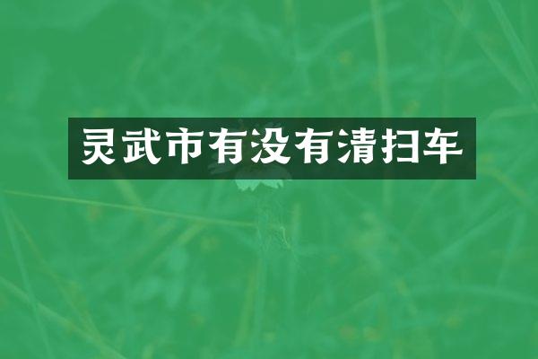 靈武市有沒有清掃車