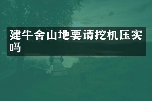 建牛舍山地要請挖機壓實嗎