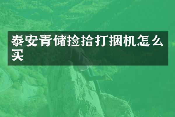 泰安青儲撿拾打捆機怎么買