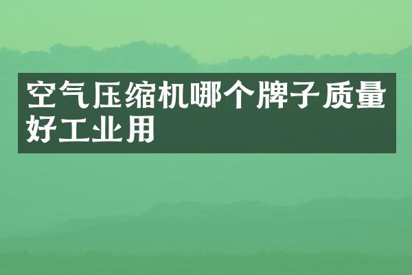 空氣壓縮機哪個牌子質(zhì)量好工業(yè)用