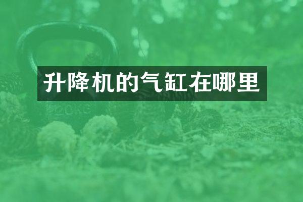 升降機(jī)的氣缸在哪里