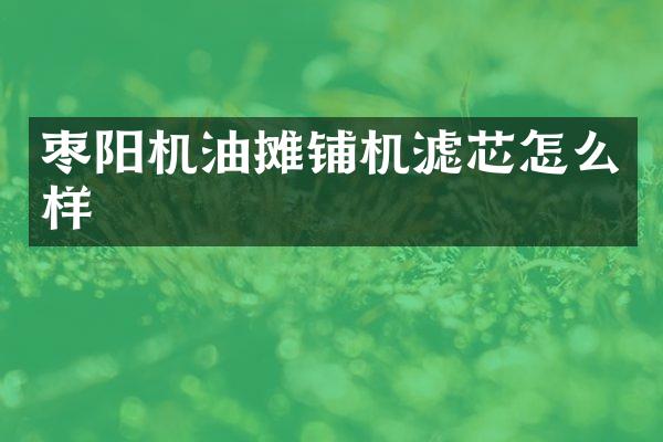 棗陽機油攤鋪機濾芯怎么樣