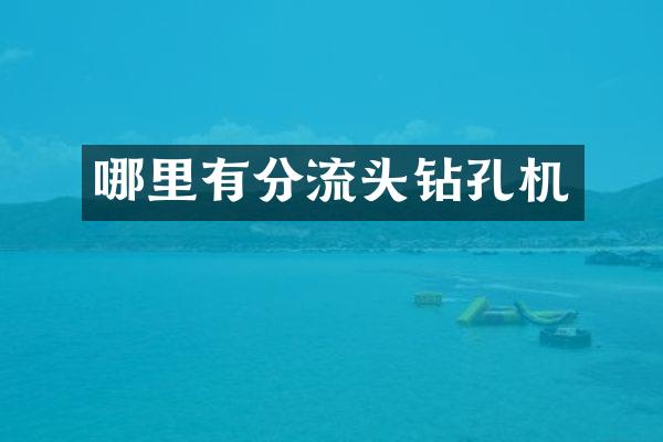 哪里有分流頭鉆孔機(jī)