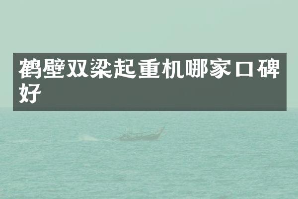 鶴壁雙梁起重機(jī)哪家口碑好